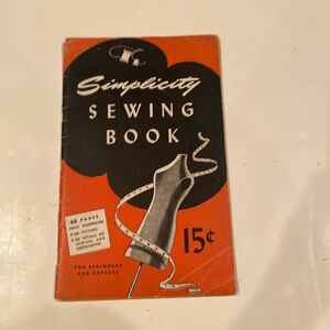 “Simplicity Sewing Book,” Paperback